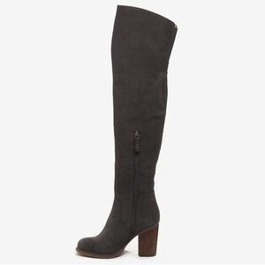 Kelsi Dagger Logan Graphite Suede Over The Knee Boot size 7.